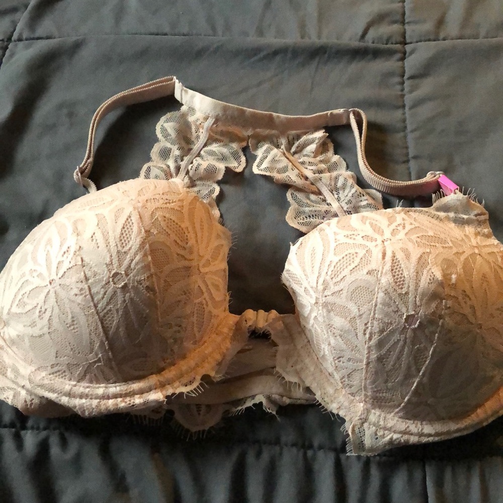 Pale Pink VS push up bra